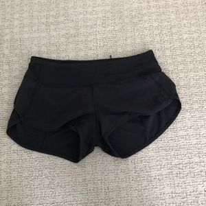 Black lululemon shorts